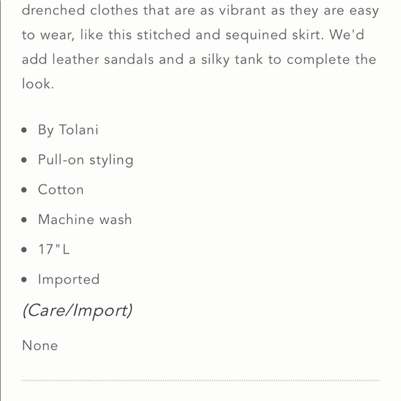 NWT Anthropologie Tolani Espejo Skirt S - Picture 2 of 3